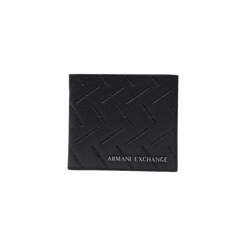 Armani Exchange Schwarze Herren-Geldbörse 11x10x1,5