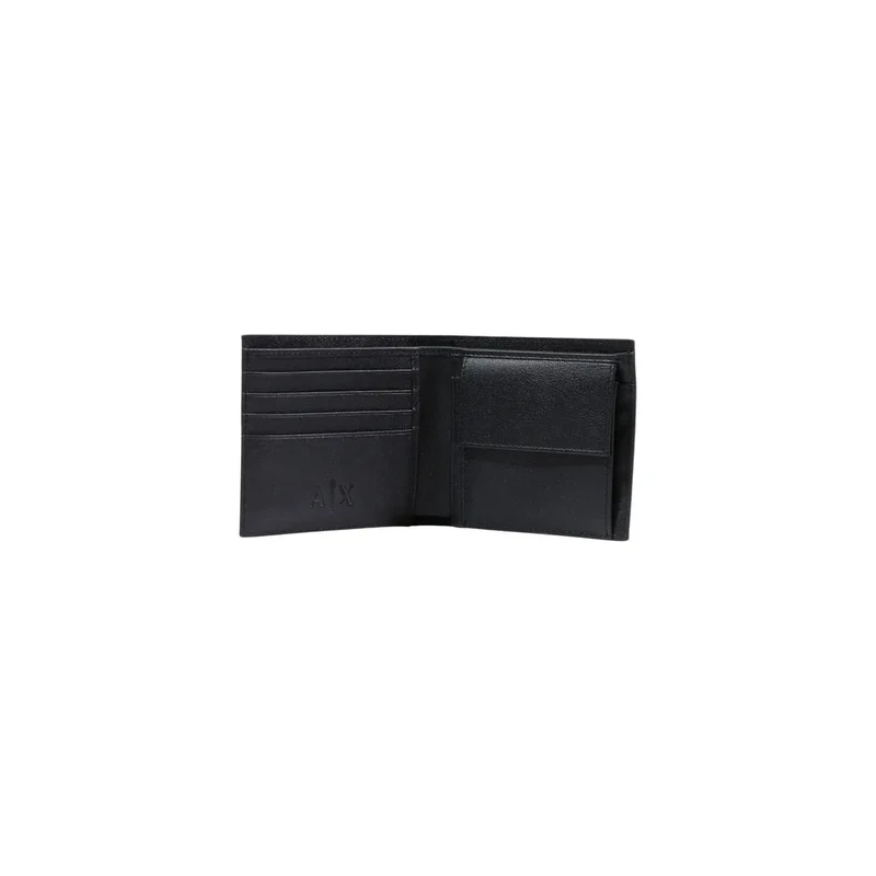 Armani Exchange Schwarze Herren-Geldbörse 11x10x1,5