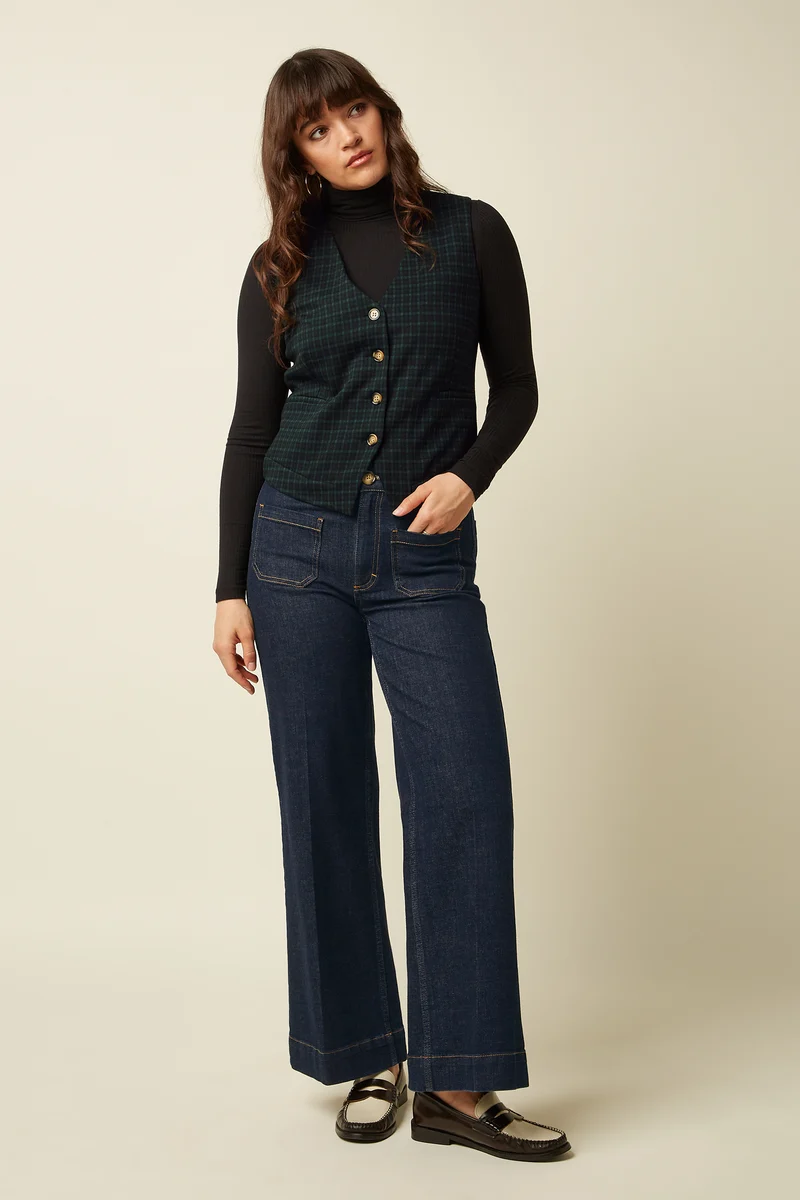 Bianca Gilet Reyna Check