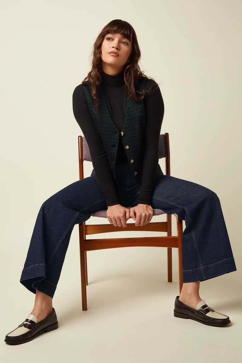 Bianca Gilet Reyna Check