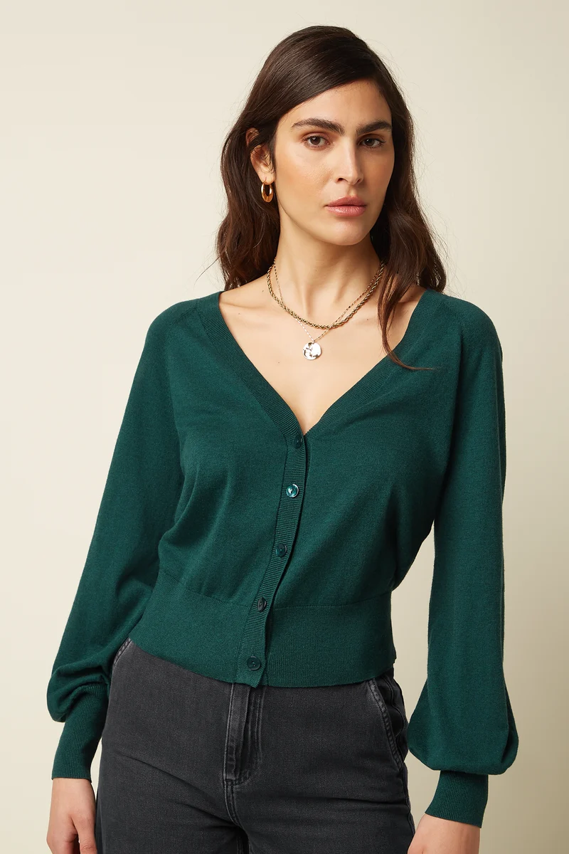 Cardi V Raglan Cocoon