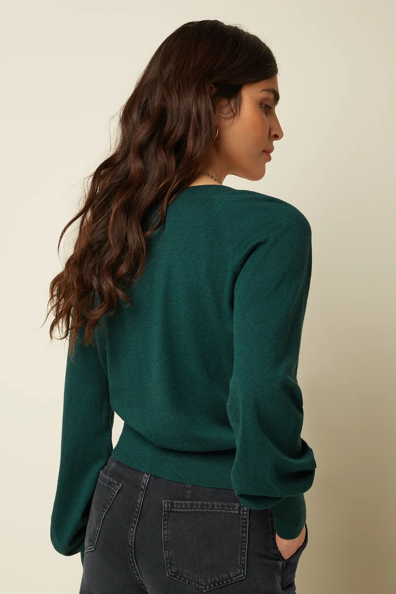 Cardi V Raglan Cocoon