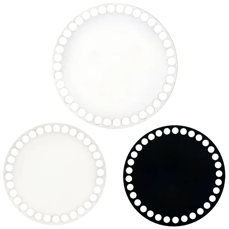 Holzböden (rund, einfarbig)