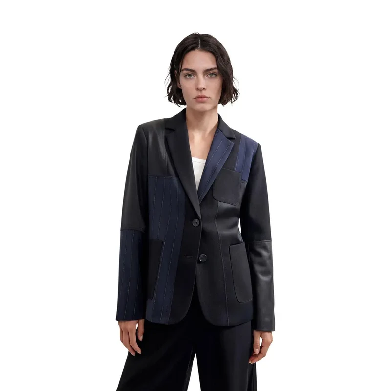 Desigual Damenblazer, blau, Polyestergemisch