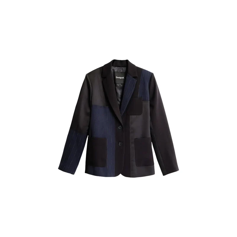 Desigual Damenblazer, blau, Polyestergemisch