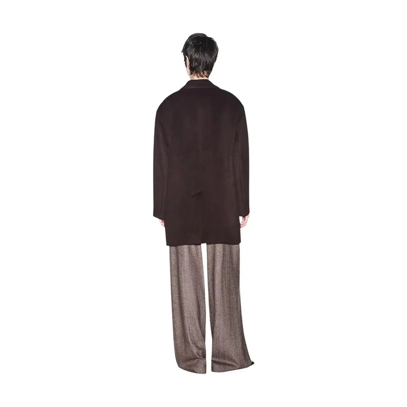 Armani Exchange Damenblazer aus braunem Wollmischgewebe