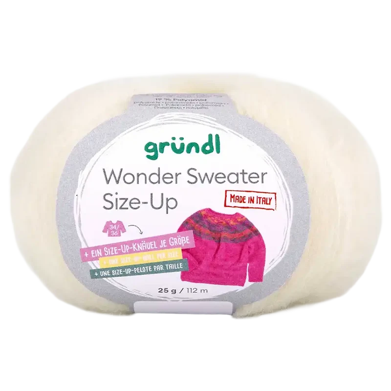 Wonder Sweater Size-Up
