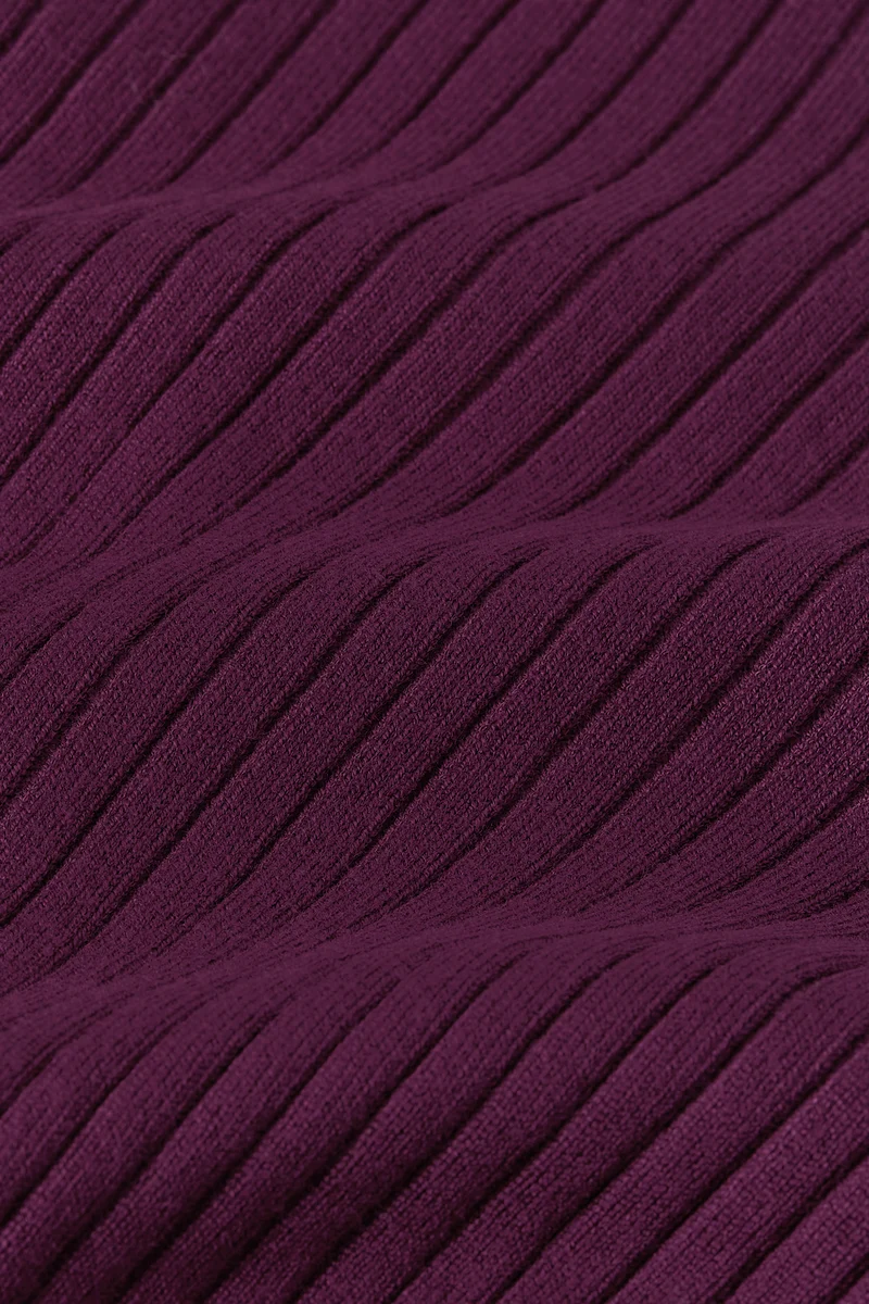Mila Rib Cardi Match Knit