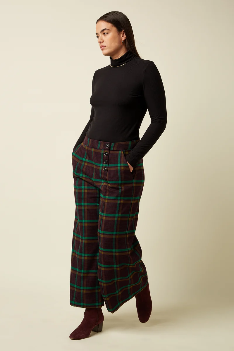 Melody Culotte Vera Check