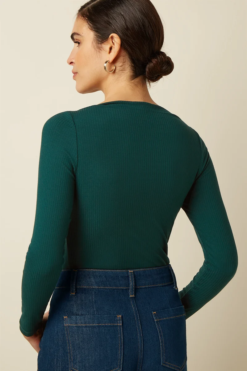 Marina Top Uni Rib