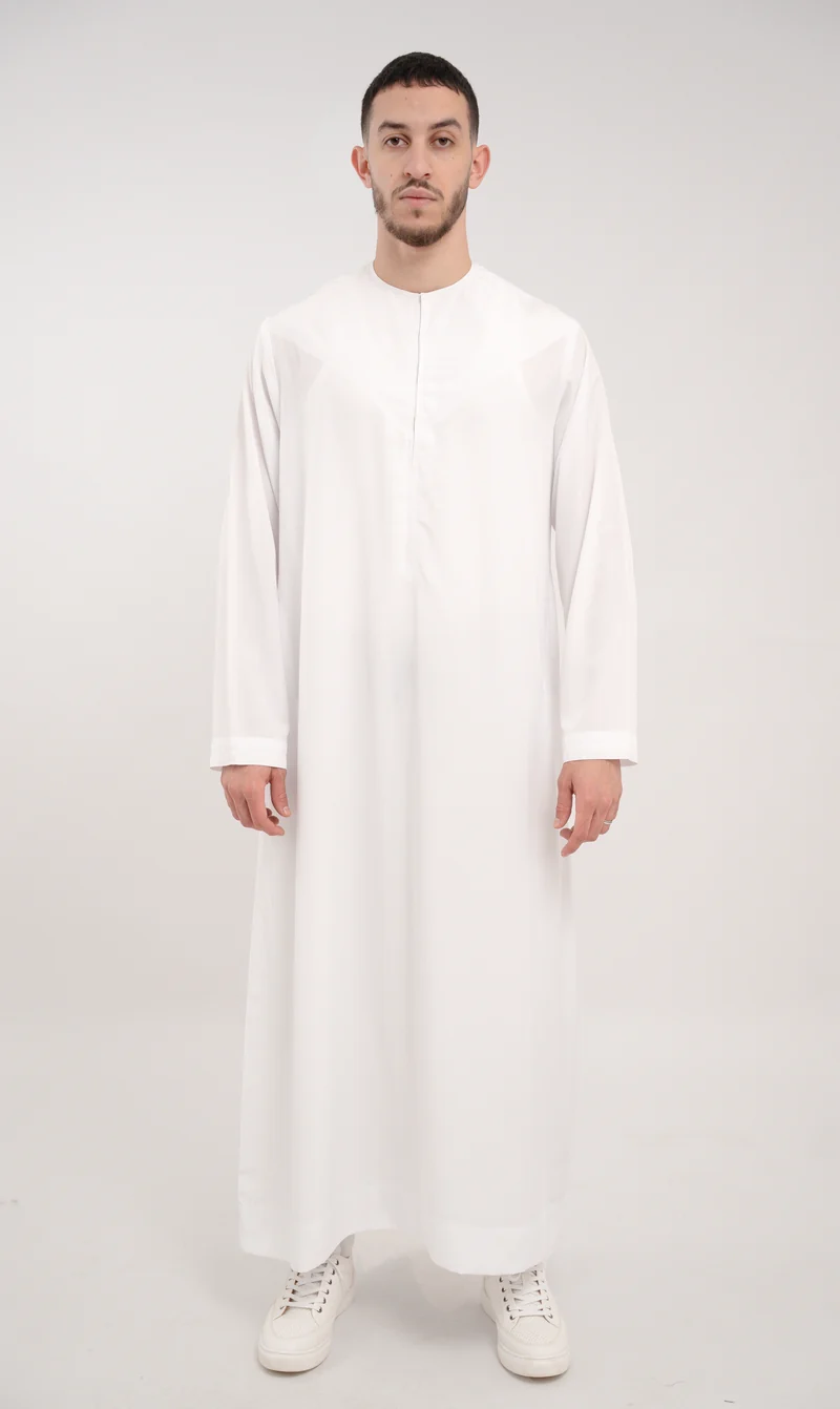 Soft Emirati Qamees Classic - Weiß
