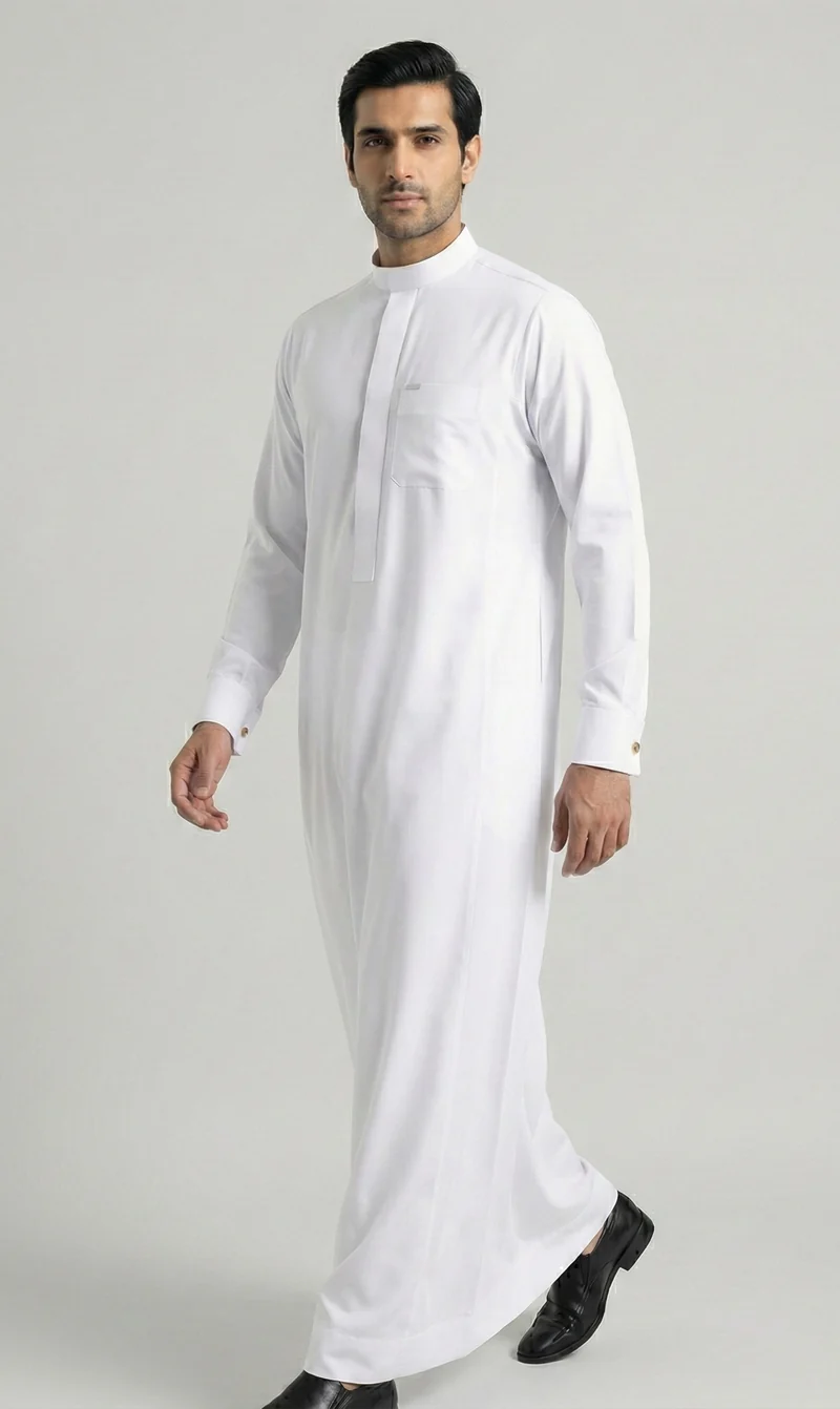 Soft Saudi Qamees Classic - Weiß
