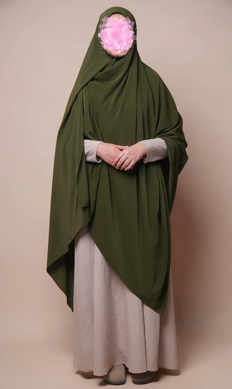 Anisah Stretch Hijaab 125*200 – Oliv