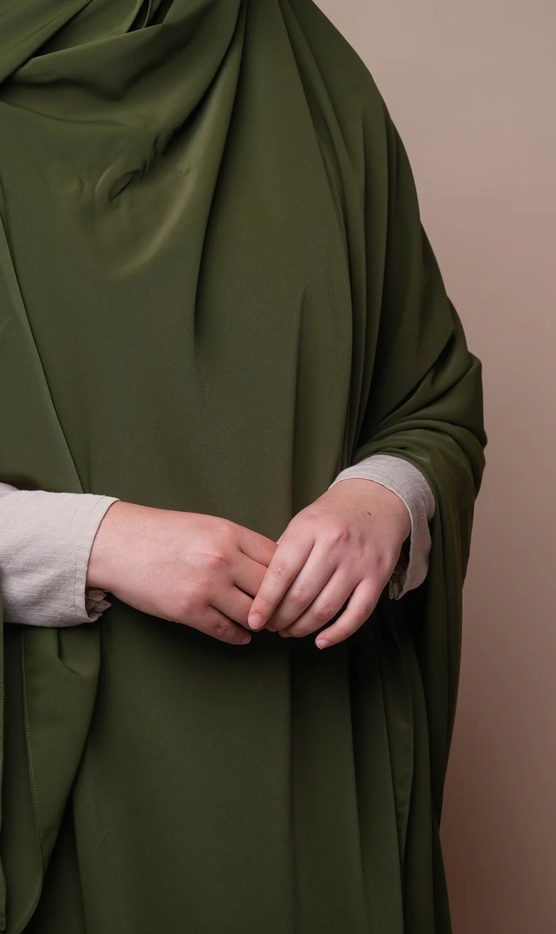 Anisah Stretch Hijaab 125*200 – Oliv