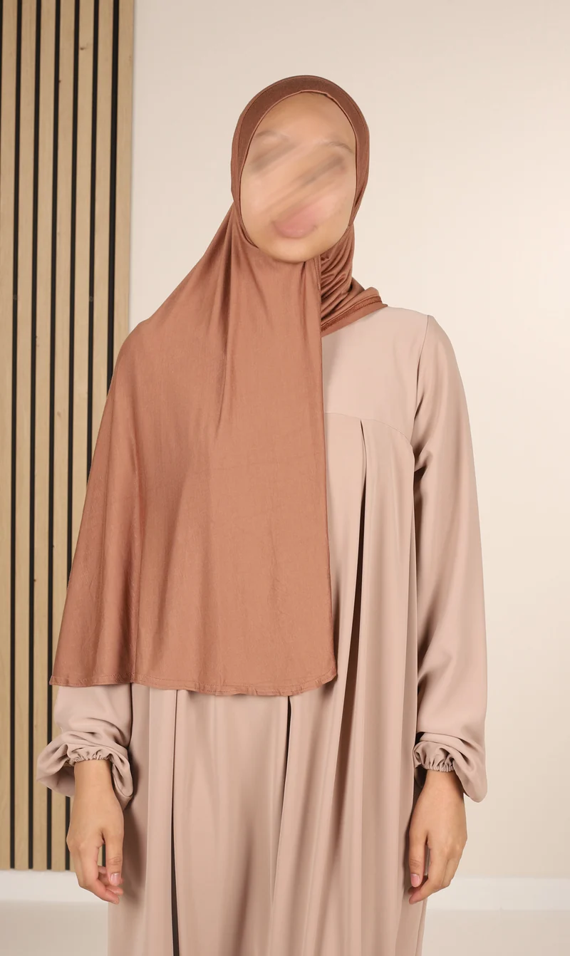Viskose Instant Hijaab FNR – Tawny