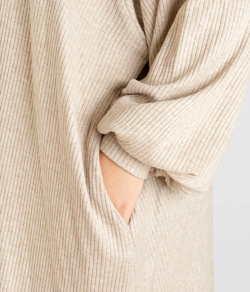 Polosy VISKOSE Cord – Sandy Taupe