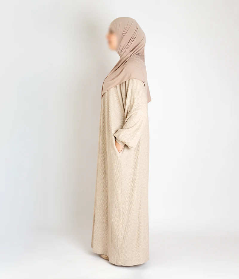 Polosy VISKOSE Cord – Sandy Taupe