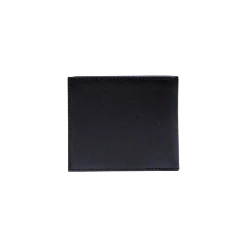 Boss Herren-Geldbörse aus schwarzem Leder, 11 x 9 x 1,5 Zoll