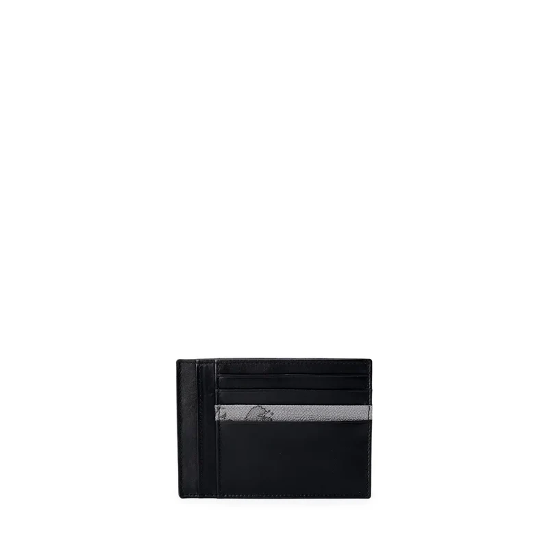Alviero Martini Prima Classe Herren Lederbrieftasche Schwarz