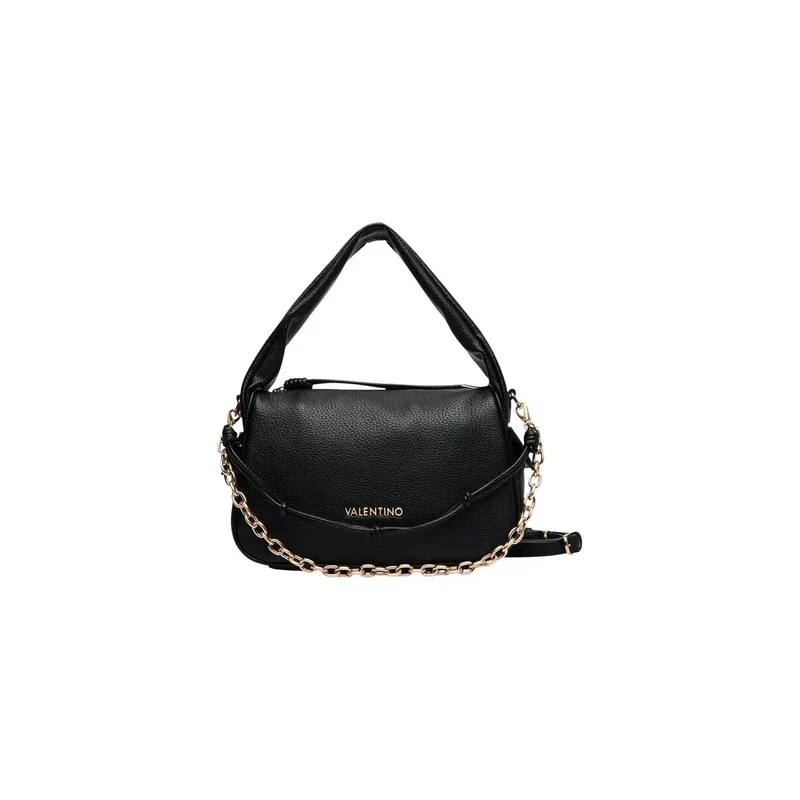 Valentino Damenhandtasche, schwarz, Kunstleder, 30 cm breit