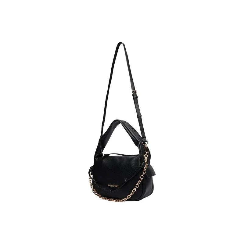 Valentino Damenhandtasche, schwarz, Kunstleder, 30 cm breit