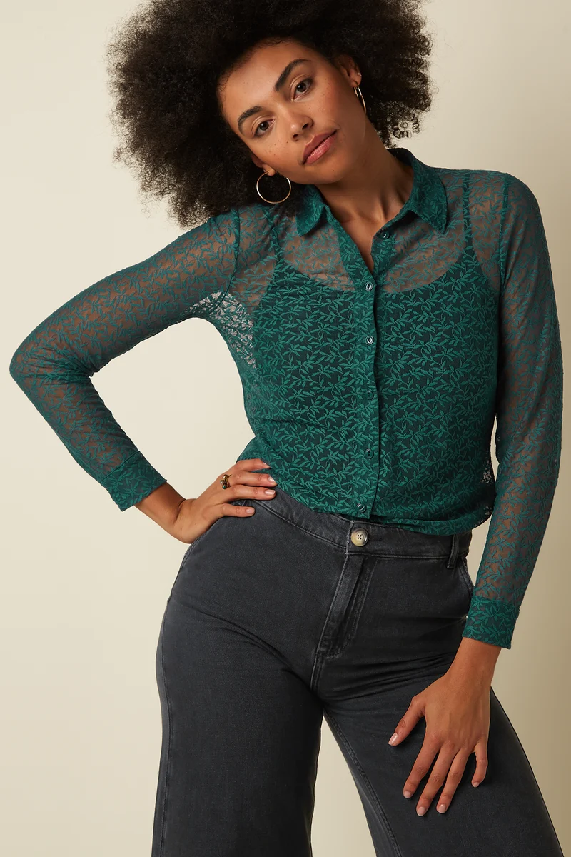 Blouse Stretch Lace