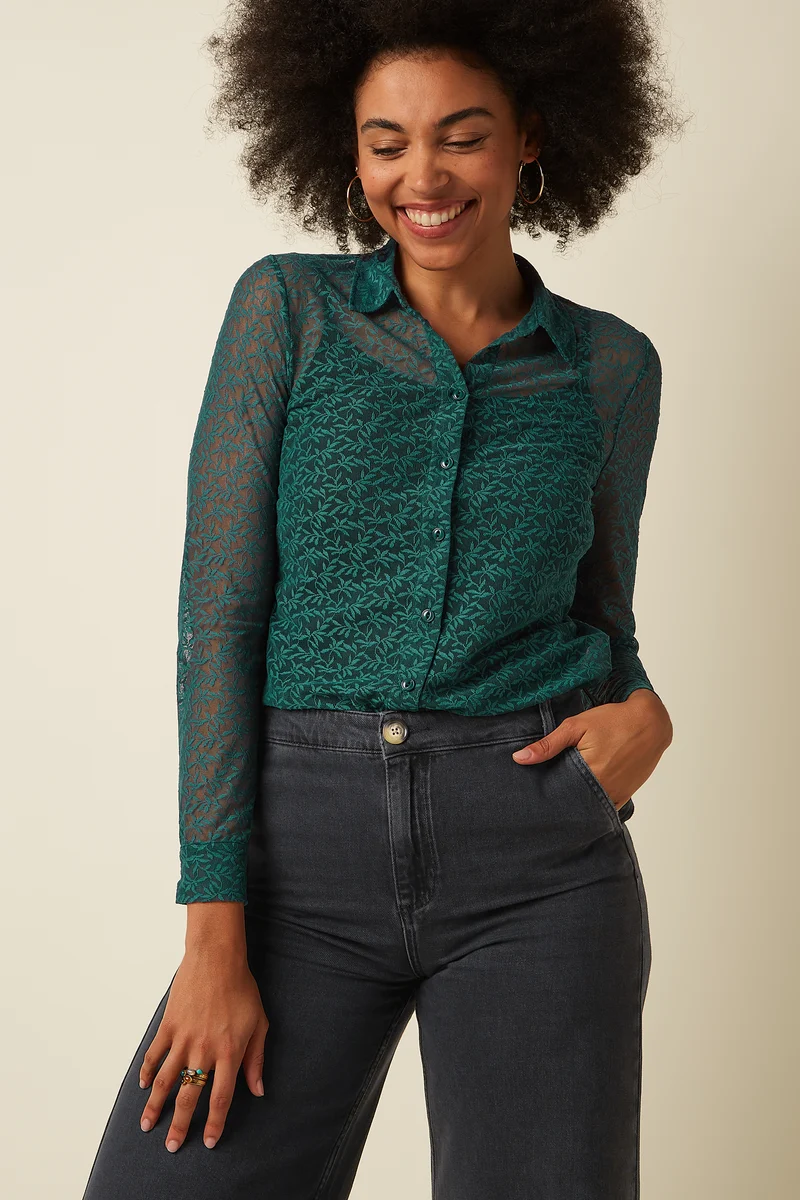 Blouse Stretch Lace