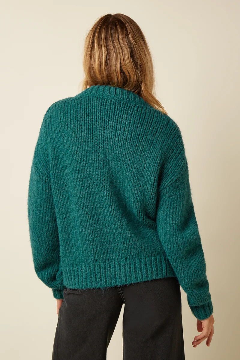 Cardi Oversize Short Campo Knit