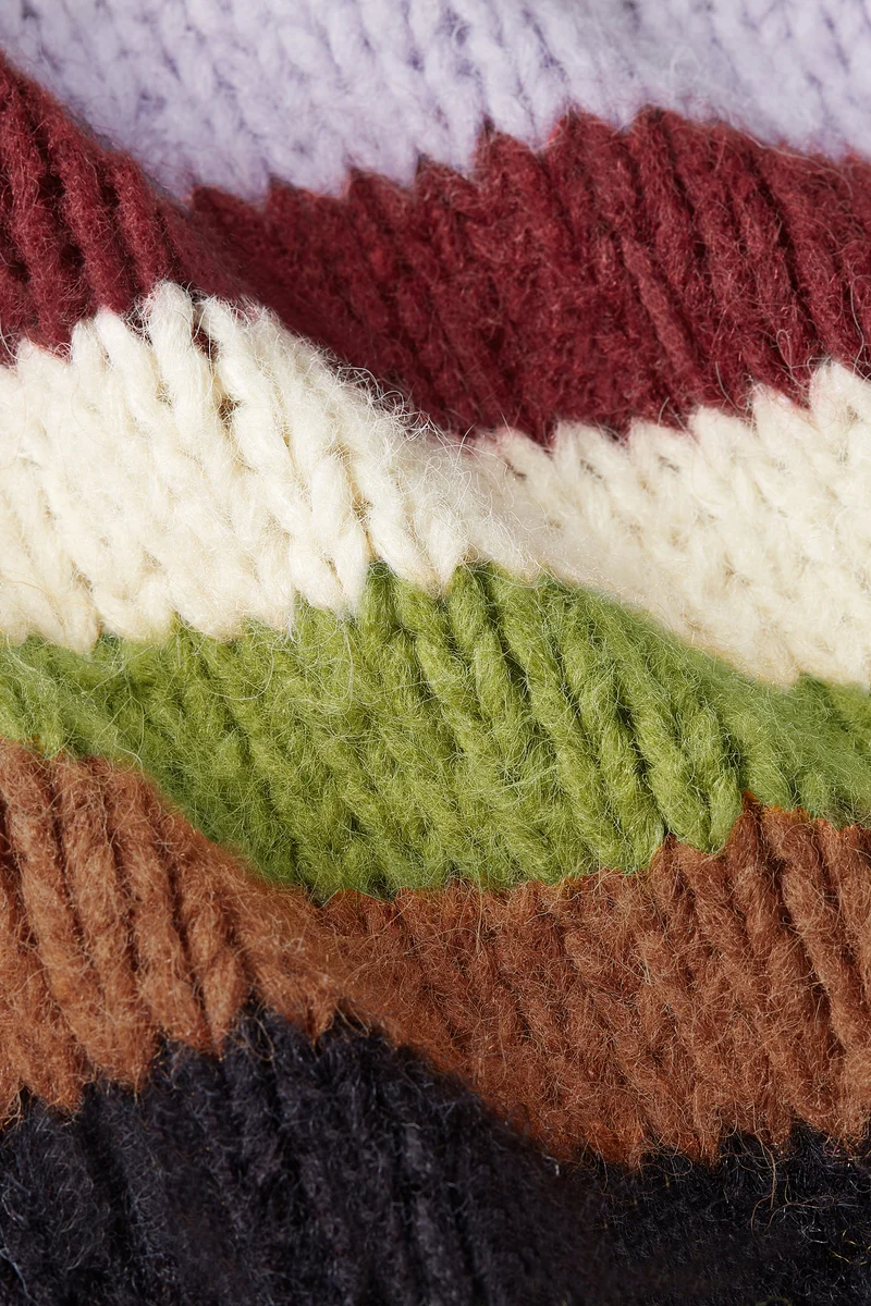 Cardi Oversize Campo Knit Stripe