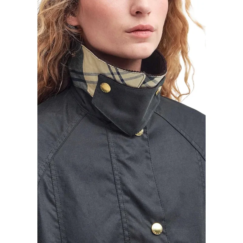 Barbour Damen-Wachsblazer, braune Baumwolljacke
