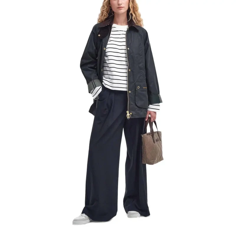 Barbour Damen-Wachsblazer, braune Baumwolljacke