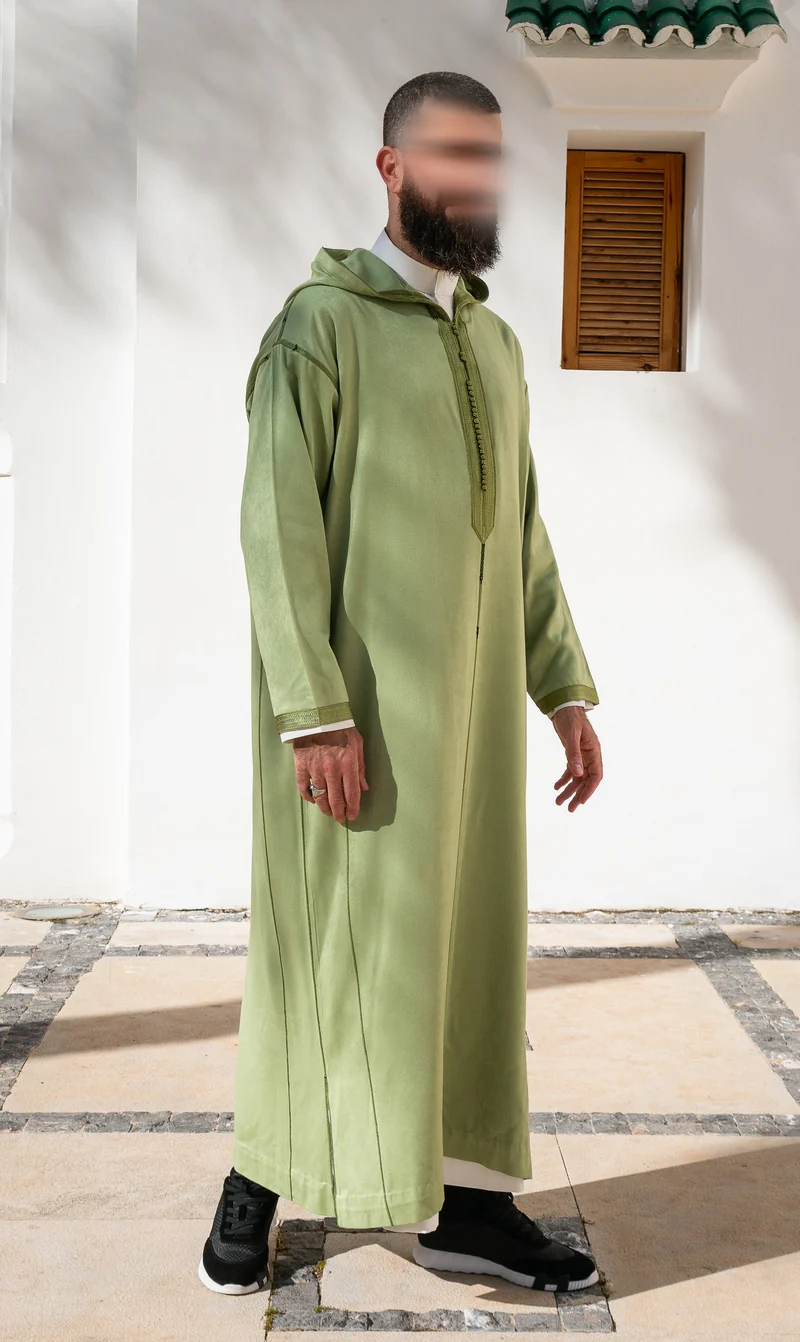 Djellaba Anouar - Pistazie