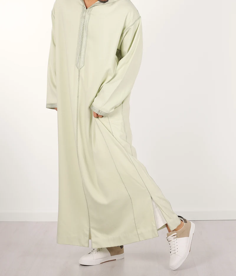 Djellaba Anouar – Helle Pistazien