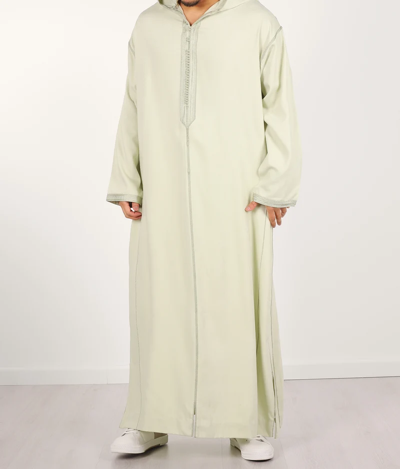 Djellaba Anouar – Helle Pistazien