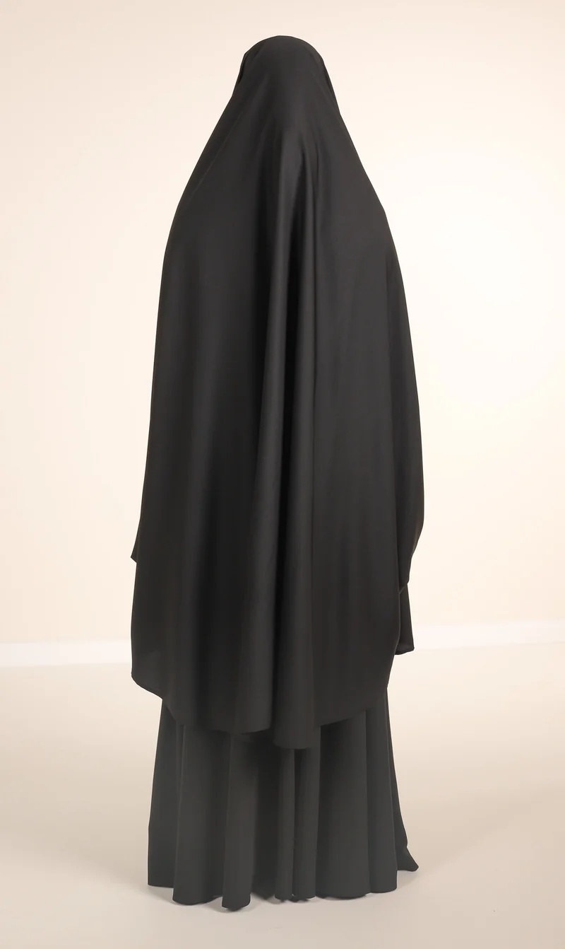 Anisah 2-teiliges Farasha-Set - Schwarz