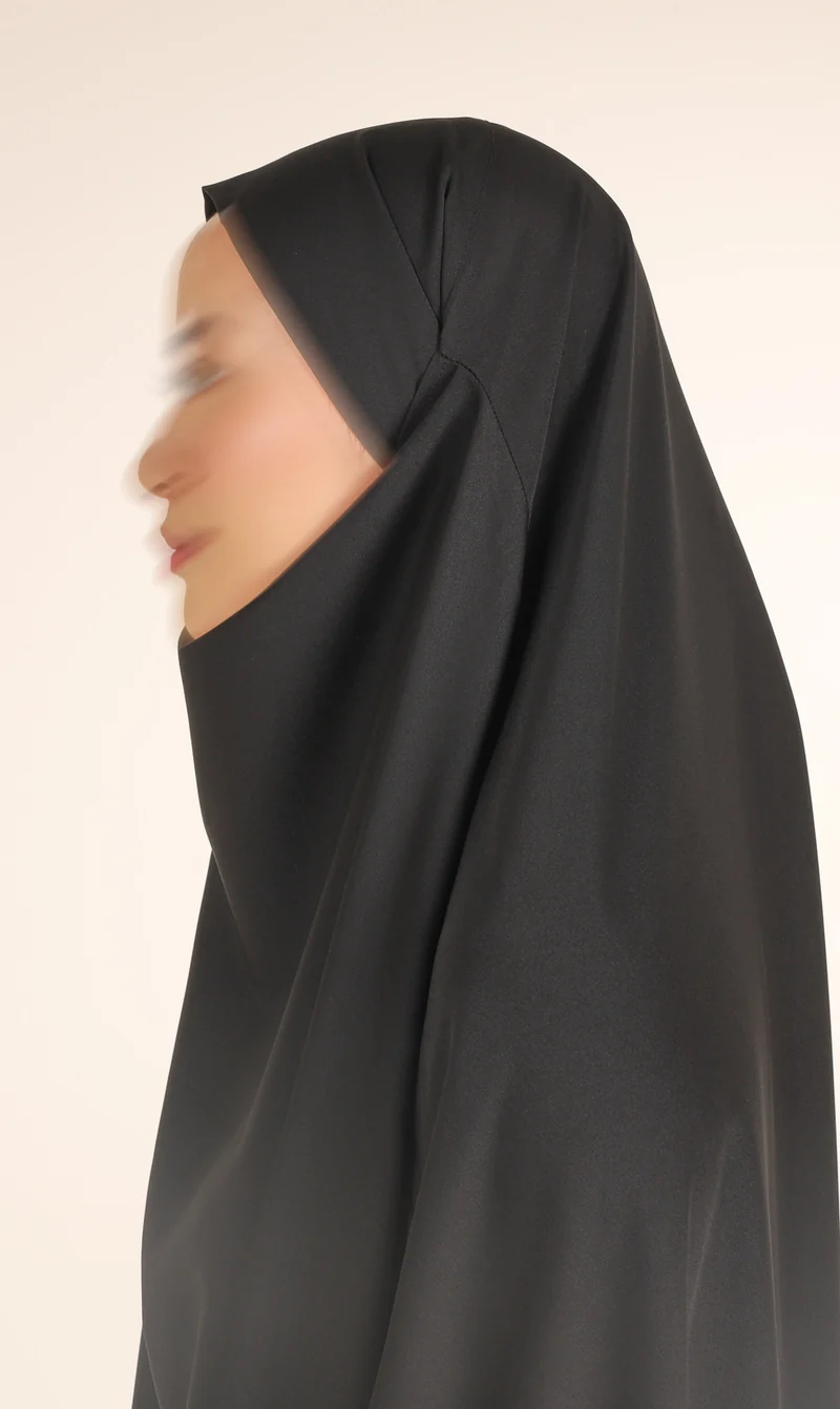 Anisah 2-teiliges Farasha-Set - Schwarz