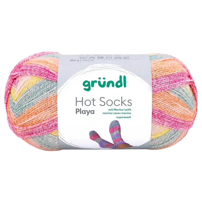 Hot Socks Playa 4-fach Sockenwolle
