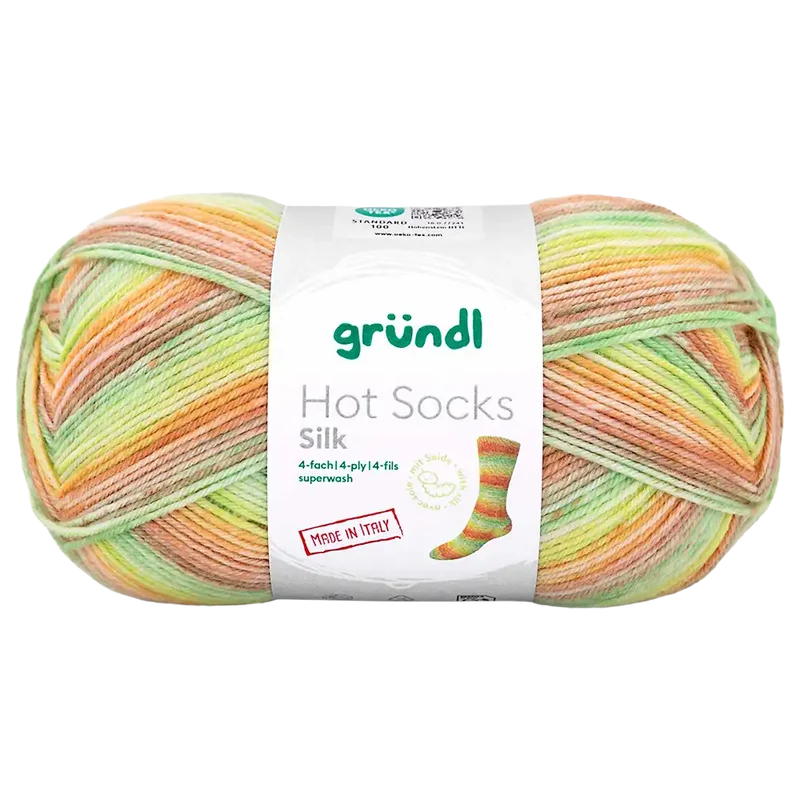 Hot Socks Silk 4-fach Sockenwolle