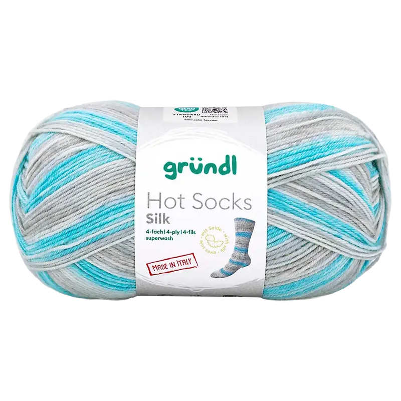 Hot Socks Silk 4-fach Sockenwolle