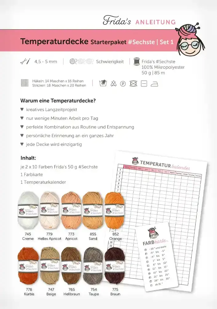 Temperaturdecke aus Frida's #Sechster
