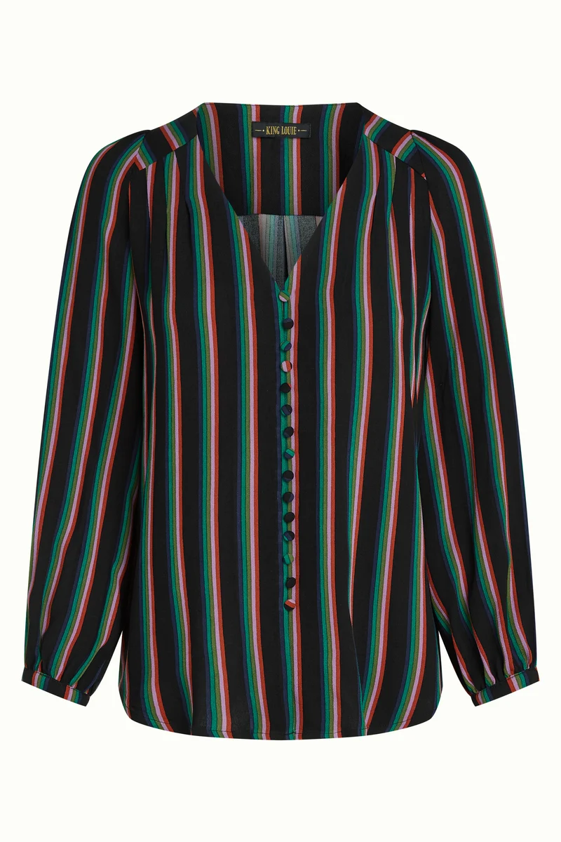Erin Blouse Harley Stripe