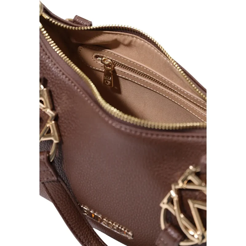 Love Moschino Damen-Schultertasche aus braunem Polyurethan, 27 cm