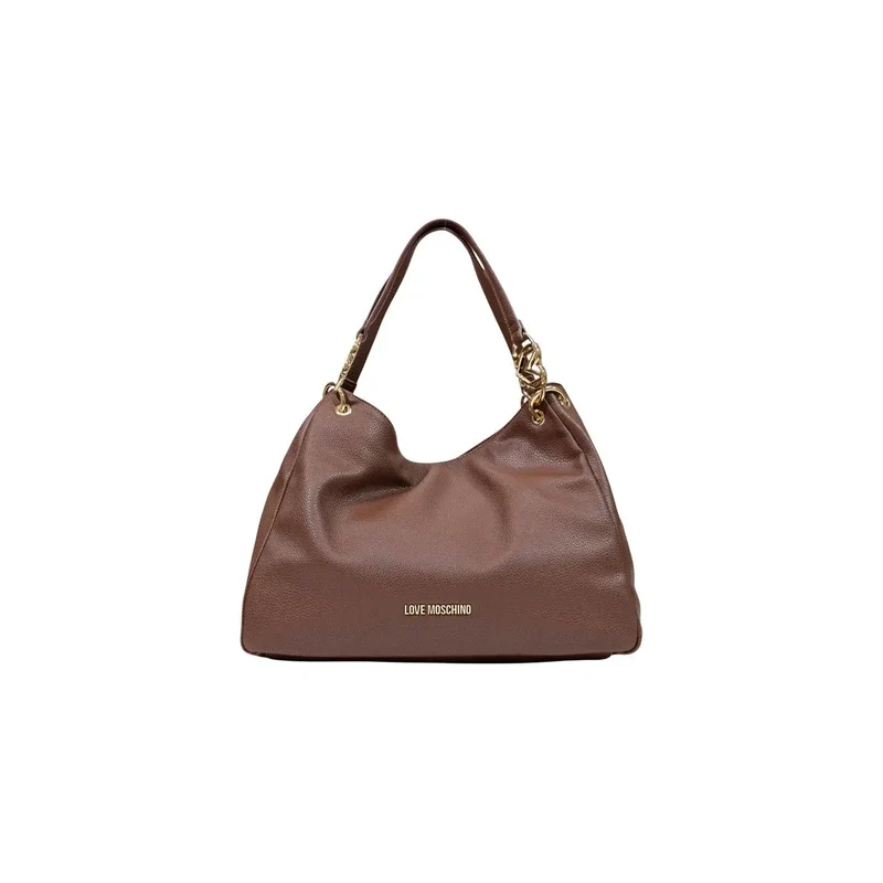 Love Moschino Braune Damen-Tragetasche aus Polyurethan, B 42 H 28