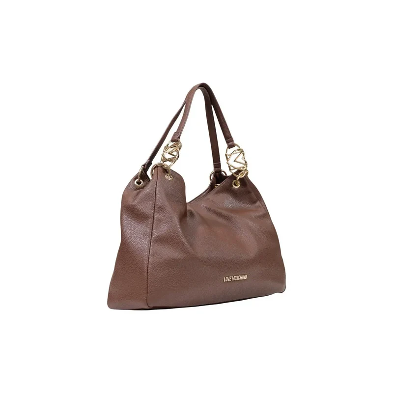 Love Moschino Braune Damen-Tragetasche aus Polyurethan, B 42 H 28