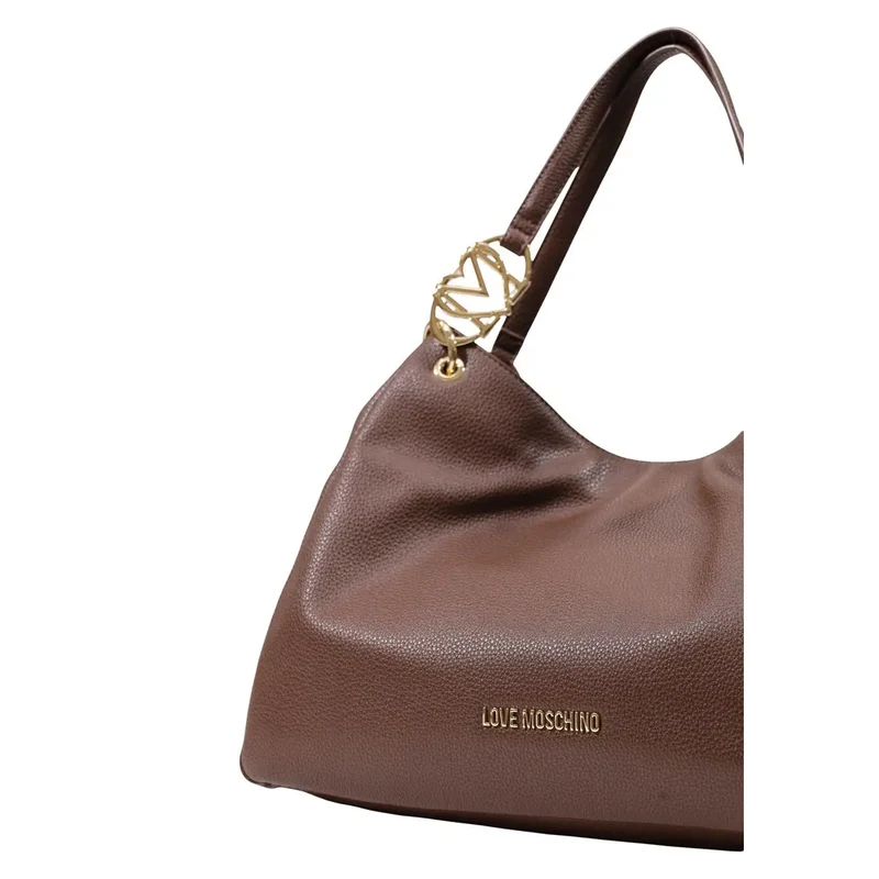 Love Moschino Braune Damen-Tragetasche aus Polyurethan, B 42 H 28
