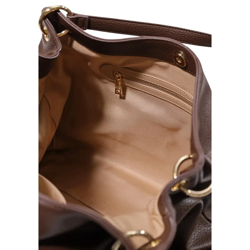 Love Moschino Braune Damen-Tragetasche aus Polyurethan, B 42 H 28