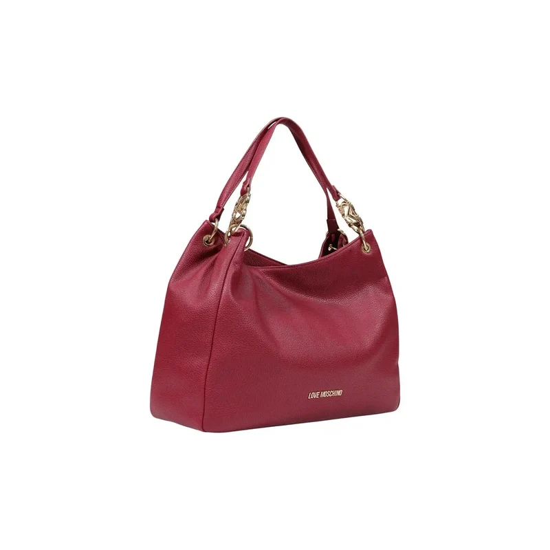 Love Moschino Damen-Handtasche, lila, Polyurethan, B 42 x H 28 x L 14 cm