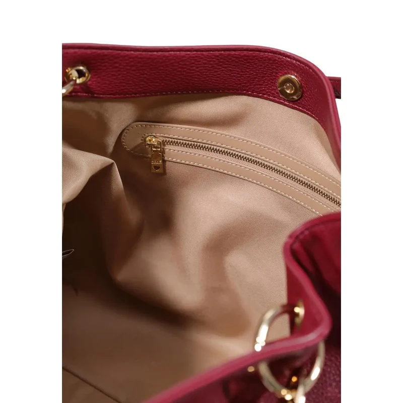 Love Moschino Damen-Handtasche, lila, Polyurethan, B 42 x H 28 x L 14 cm