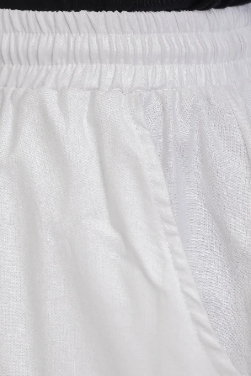 Hose Classic Rayan LEINEN - Creme