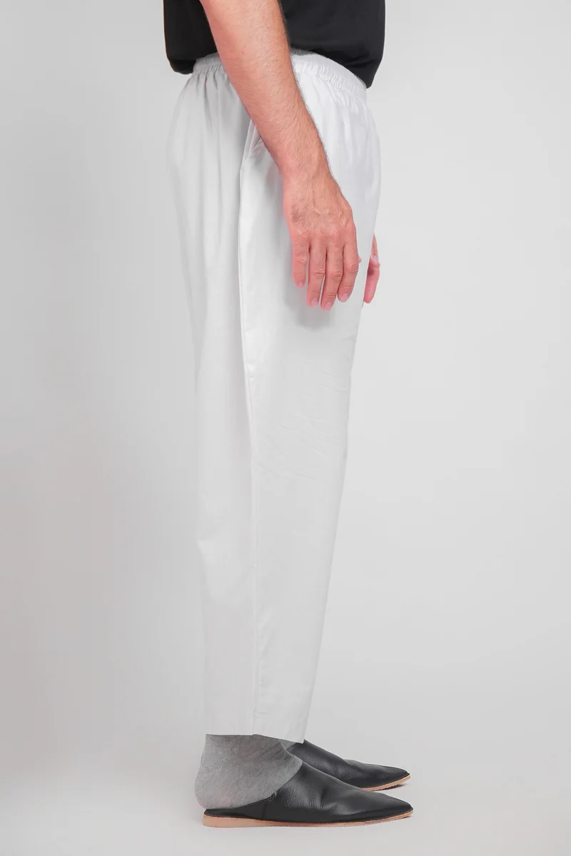 Hose Classic Rayan LEINEN - Creme